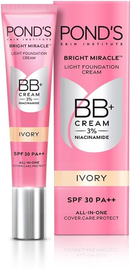 BB+ Cream | Instant Spot Coverage | Light Make-up Glow | Ivory 18g