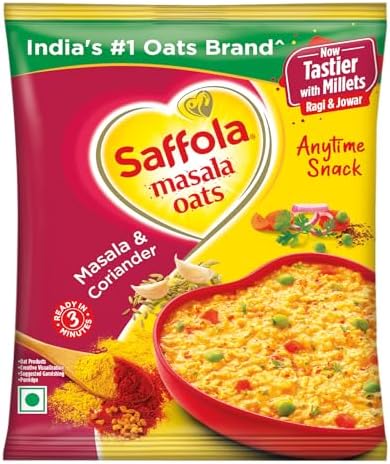 Masala Oats Masala and Coriander Oats 39 grams (1.37 oz) Vegetarian oatmeal India