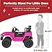Best Choice Products 12V Kids Electric Vehicle Toy Ride On Car with Parent Remote Control for Toddlers, Seat Harness, 61 lbs Weight Capacity, Locking Doors, Spring Suspension, Bluetooth - Hot Pink