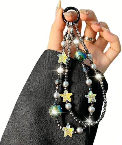 Y2K Beaded Phone Wrist Strap Charm for Women image 4