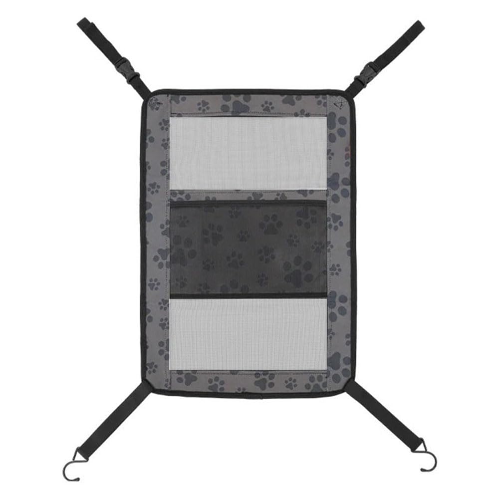 AAFEI Car Net Organizer Between Seats for Mercedes-Benz Citan (W415 W420 2012-2025 2026), Elastic Mesh Storage Bag, Pet Barrier Dog Backseat Guard, Handbag Holder Purse Pocket,A