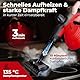 Neighbour’s Friend® Dampfreiniger Neues Modell – Leistungsstarker Hand Steam Cleaner, 3,5 Bar Druck, 4m Kabel, 350ml Tank I Handdampfreiniger für Auto, Werkstatt, Haushalt & Fensterreinigung