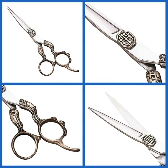 Hair Cutting Scissors, 6 Inch Barber Shears Japanese Steel Vg10 Hairdressing Salon Barber Scissors Set Hair Tools Professional