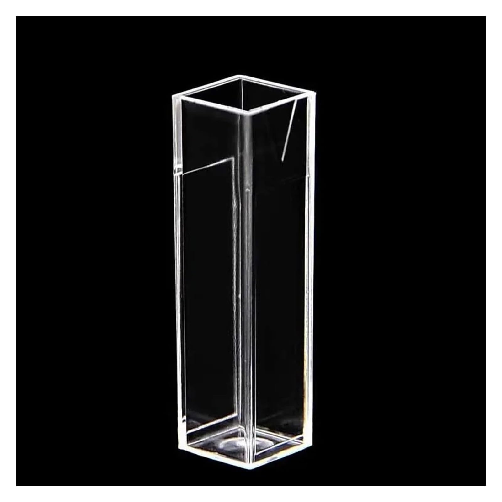 Einweg-Kunststoffküvette, Acryl-PMMA-Küvette, 4,5 ml Fassungsvermögen, Standardtyp, zweiseitig, transparent, Kat. Nr. 14955126, 100 Stück pro Packung