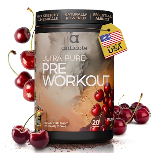 Antidote Clean Pre-Workout Powder - Natural Energy & Focus Booster