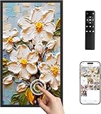 STAY TOGETHER WITH FAMILIY: This Wi-Fi cloud photo frame can quickly update your life moments with your loved ones wherever you are. It helps to stay close to your family members, it is a perfect gift for the elder to feel connected with the young ge...
