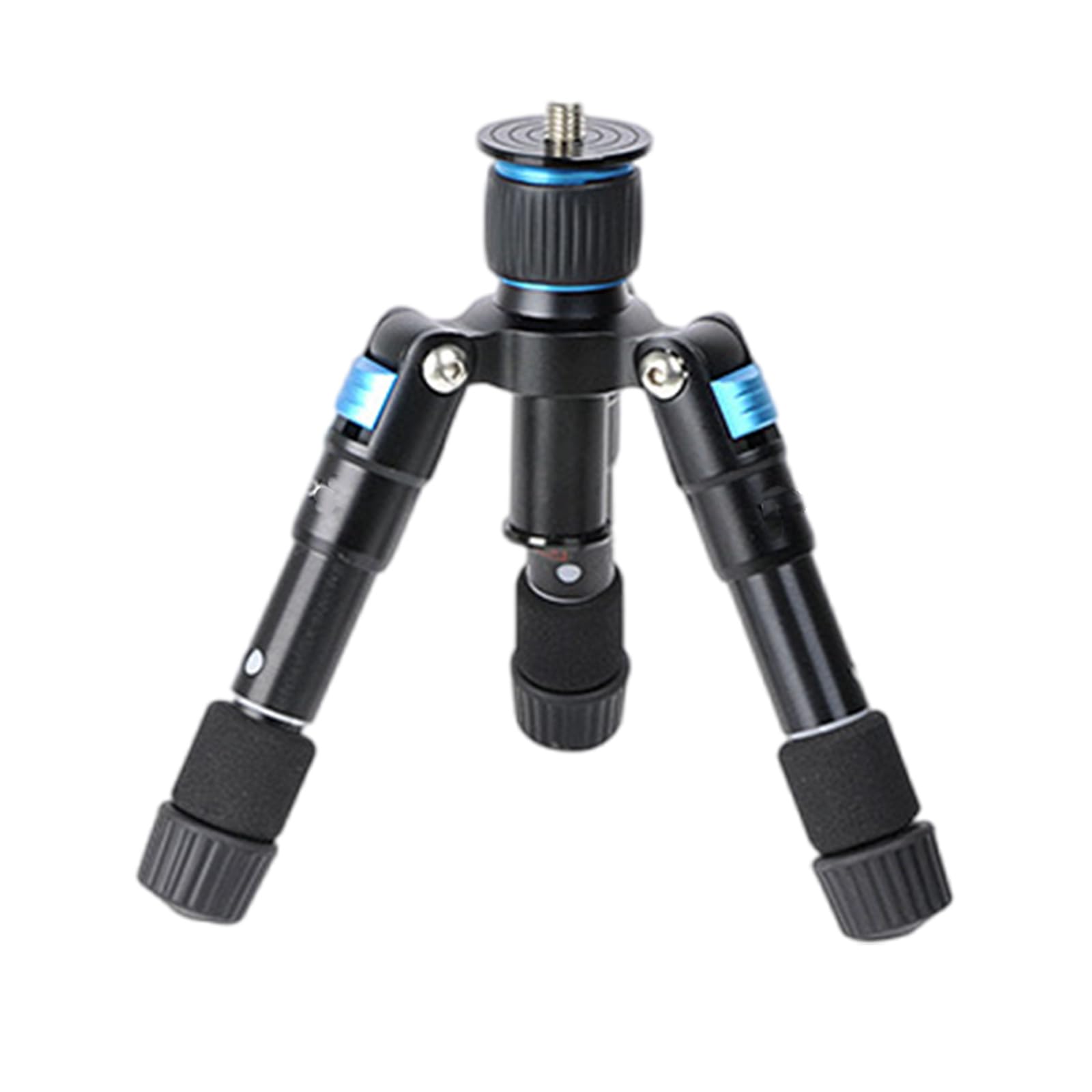 Treppiede da tavolo, monopiede pieghevole, in alluminio, regolabile in altezza, fino a 420 mm, capacità 5 kg per fotocamera DSLR, fotografia telefonica, treppiedi fotocamera DSLR, lega di alluminio