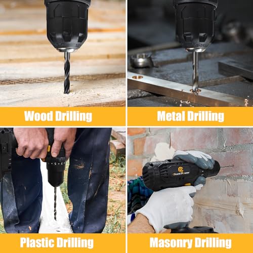 C P CHANTPOWER Drill Bit Sets and Screwdriver Bit Sets with Case for Drilling Wood, Plastic, Soft Metal, 41 Pieces 7 C P CHANTPOWER Drill Bit Sets and Screwdriver Bit Sets with Case for Drilling Wood, Plastic, Soft Metal, 41 Pieces - Image 7