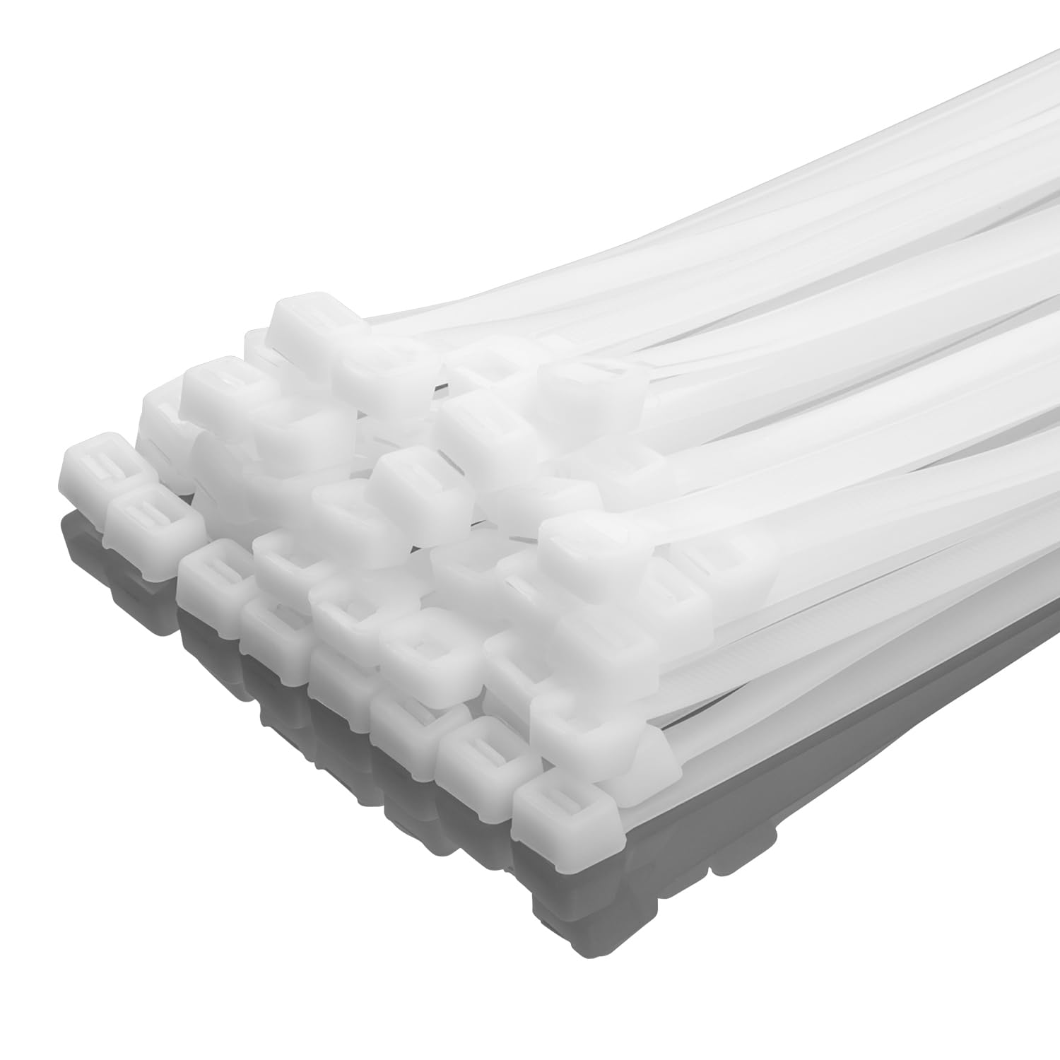 Fascette Heavy Duty 100 Pezzi Fascette Stringicavo Nere 300mm X 3.6mm - Confezione Da 100 Pezzi, Nylon Resistente, Carico Max 18Kg Fascette Elettricista Nere - Foto 7