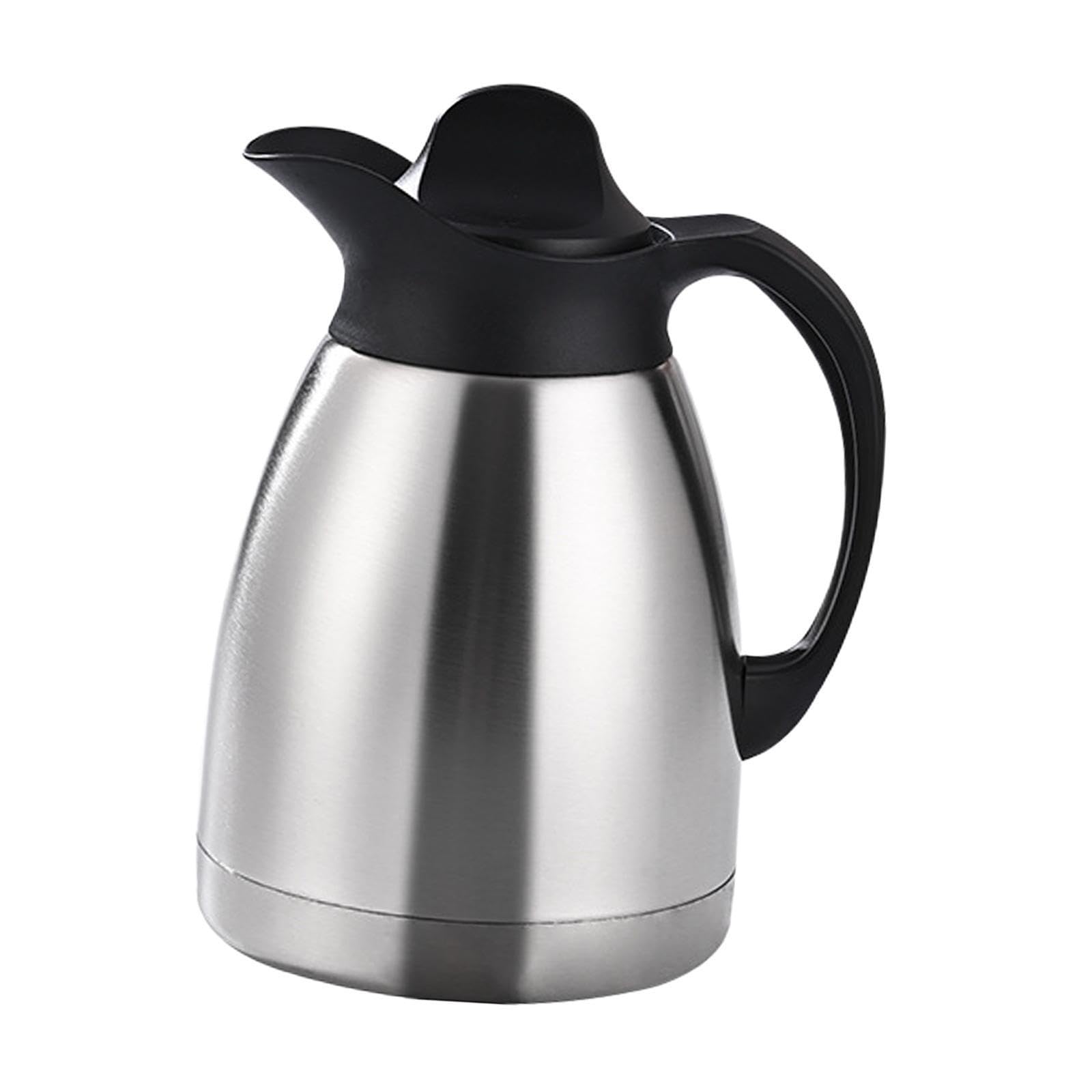 Jarras térmicas de doble pared Ailan para té: adiós a las infusiones frías con este modelo plata de 1L