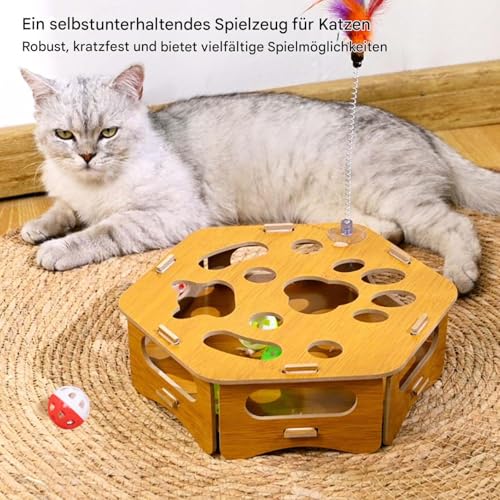 Limas de uñas para gatos con laberinto de enriquecimiento activo 6