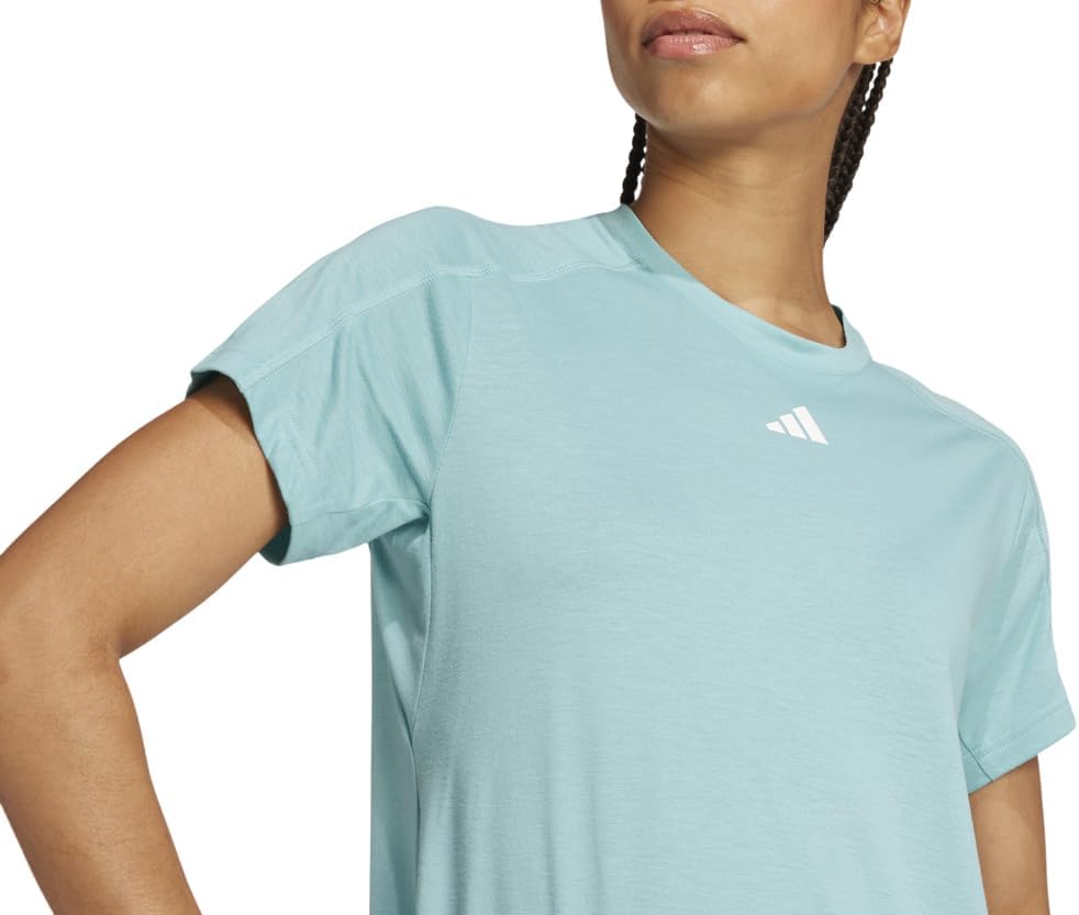adidas Women's Aeroready Train Essentials Minimal Branding Crewneck Tee Short Sleeve T-Shirt (Pack of 1) 5