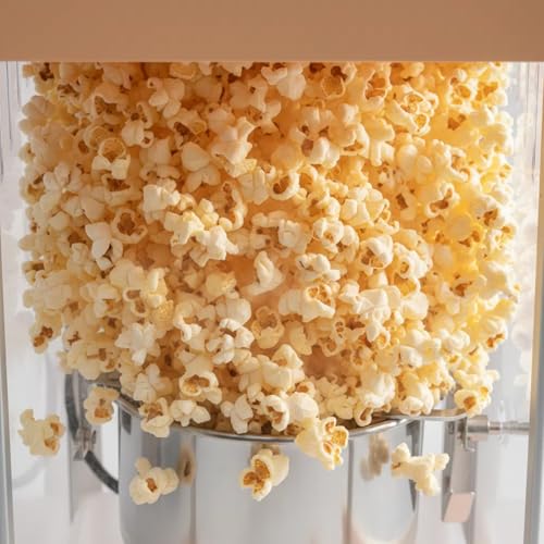 Image of Popcorn Machine, Popcorn Makers with 6 Oz Stainless-Steel Kettle, Commercial Tabletop Pop Corn Popper with Measuring Tool and Scoop, for Home, Birthday Parties, Theater, School Events, Pink