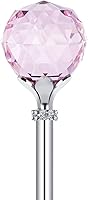 Vista 1 de Cetro de cristal rosa, regalos para el día de la mujer, varita de princesa de hada, varitas mágicas para niños, Rosado
