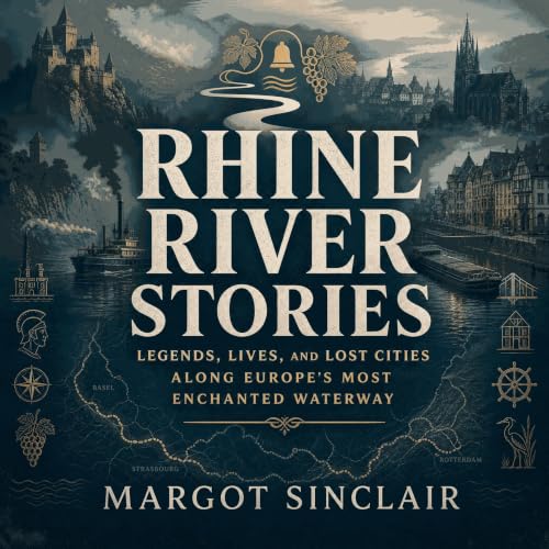 『Rhine River Stories: Legends, Lives, and Lost Cities Along Europe&rsquo;s Most Enchanted Waterway』のカバーアート
