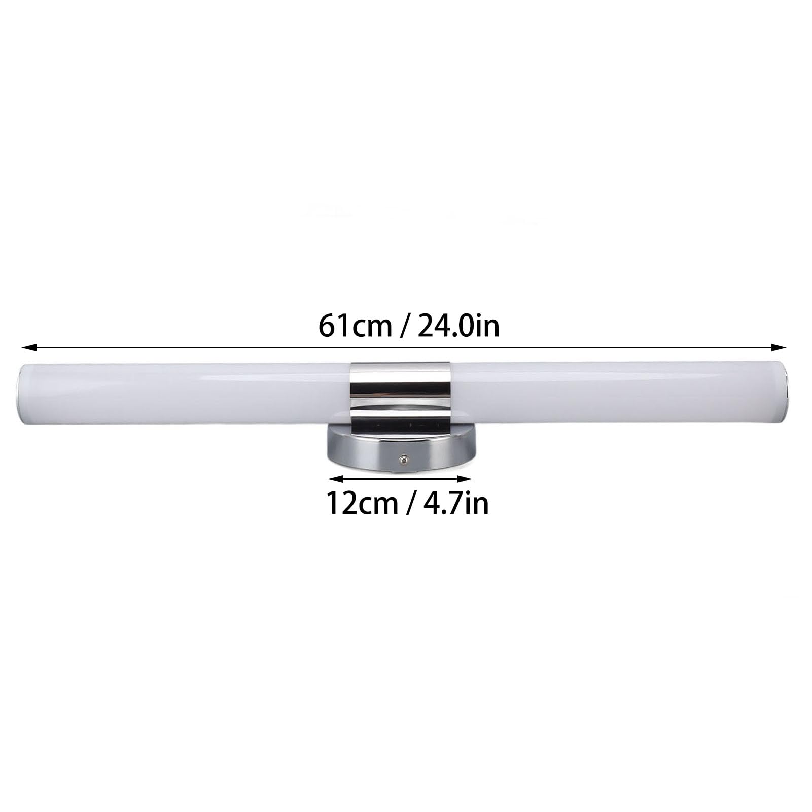 Alomejor Listwa świetlna LED w łazience Nowoczesna Minimalistyczna Biała