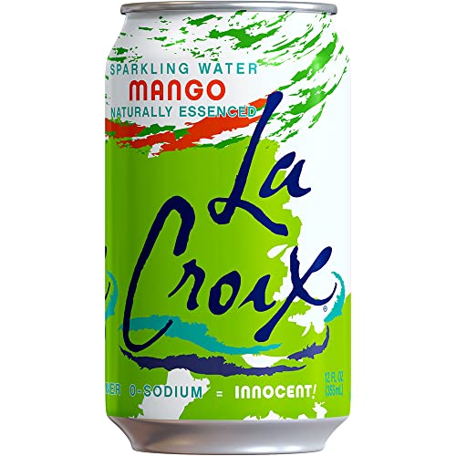 Image of La Croix Sparkling Water, Mango, 12 Fl Oz (pack of 12)
