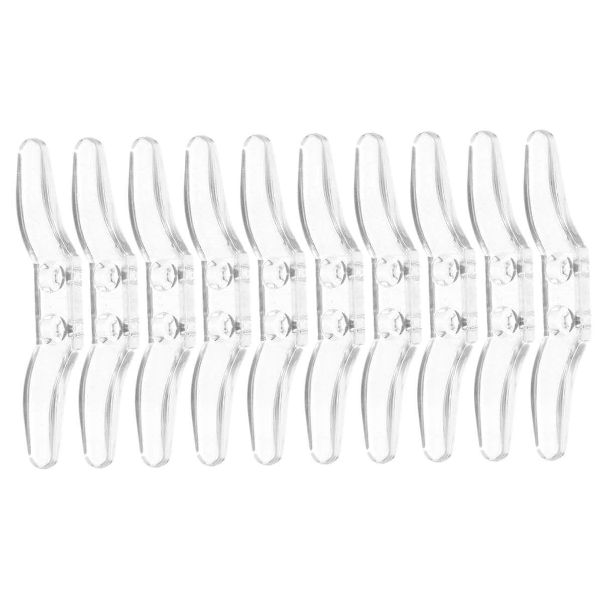 ABOOFAN 10Pcs Transparent Blind Cord Winder Hooks for Curtains Blinds Positioning Retainers Cord Management for Enhanced Window Safety and Aesthetics