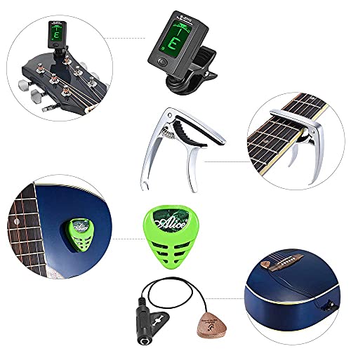GANG Kit d’accessoires de Guitare, avec capteur Capo Clip-on Tuner Pickup Guitare Pick Support 2PCS Picks Boîte de… - Les Beatles, Paul McCartney, John Lennon, RIngo Starr, George Harrison GANG Kit d'accessoires de Guitare, avec capteur Capo Clip-on Tuner Pickup Guitare Pick Support 2PCS Picks Boîte de… – Image 3