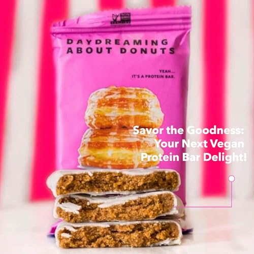 Barra de Proteína Vegana TRUBAR, Sabor Donut Glaseado miniatura 3