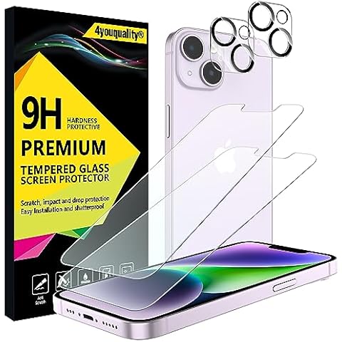 4youquality 4-in-1 Screen Protector for iPhone 14 Cover
