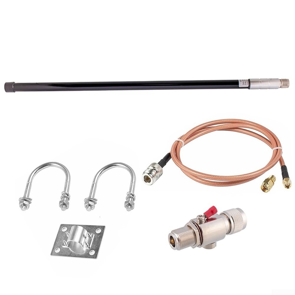 12dBi für lorawan 868MHz für Helium Hotspot Miner - Wasserdicht Glasfaser mit N-Stecker und Kabel für HNT Mining