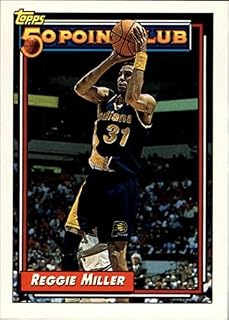 1992-93 Topps #215 Reggie Miller 50P NBA Basketball Trading Card
