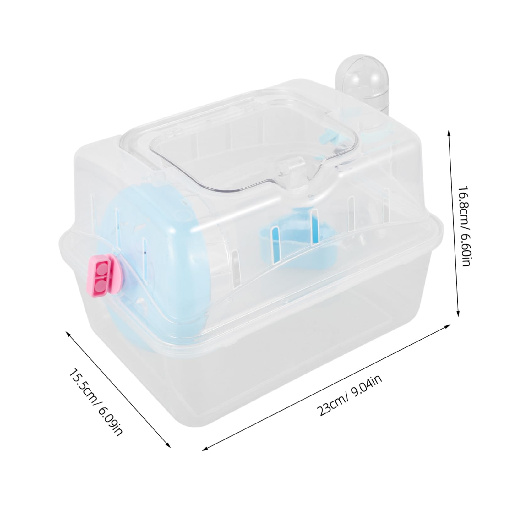 MERRYHAPY Portable Guinea Pig Cage Small Animal Carrier for to Clean Maintain Multifunctional Design Plastic Material Hamster Travel Cage