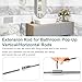 Extension Rod Converter for Bathroom Pop Up Drain Rod, 6.64 Inch Extenders Bathroom Pop-Up Vertical/Horizontal Rods, Extender Rod with an Allen Wrench Screws, Extender Rod for Sink Pop Up Rod Assembly