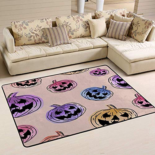 Tapis citrouille lavable en machine avec dossier antidérapant - 6