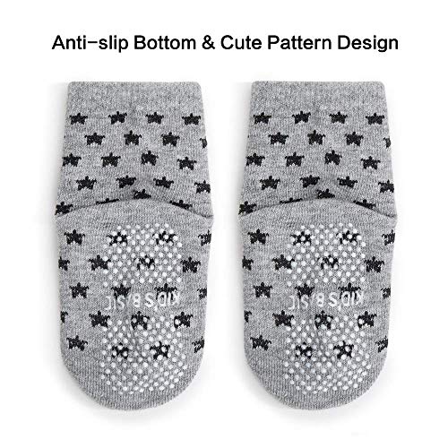 12 paar antislip katoenen sokken met grip voor baby peuter jongens meisjes - Image 7