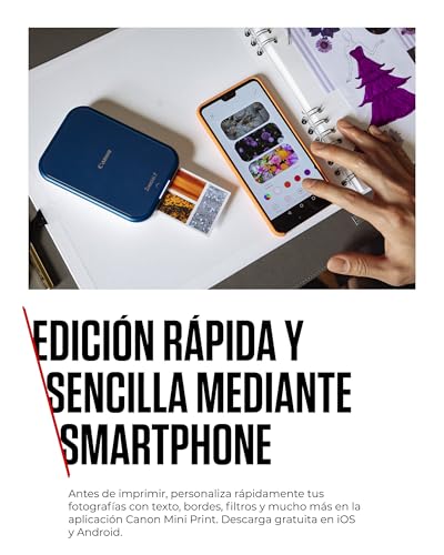 Impresora de fotos para smartphone Canon Zoemini 2 que soluciona la falta de papel Zink 4