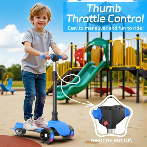 Image of VOLPAM C001 /C003 Electric Scooter for Kids, 80W /250W Motor, 5-10 Mph Safe Speed, Long Range 10 /5Miles