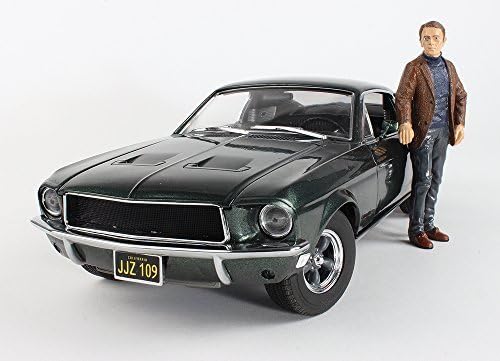Bullitt 1968 Mustang Diecast w/ McQueen Figure 1:18 Scale Limited Edition by Greenlight