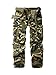 Men's Outdoor Wild Military 8 Pockets Cargo Pant #3357 Army Green Camo 32