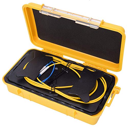 LC/UPC-LC/UPC Test Extension Cord, 500M Single Mode OTDR Fiber Optic Launch Cable Test Extension Cord with Storage Box LC/UPC-LC/UPC Test Extension Cord, 500M Single Mode OTDR Fiber Optic Launch Cable Test Extension Cord with Storage Box