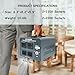 Yinleader Voltage Converter Transformer 3000w Step Up/Down Power Converter 110-120V to 220-240V/220-240V to 110-120V, with 2 US & 2 Universal Outlets, Circuit Breaker Protection (Grey)