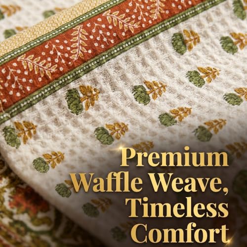 Image of Mafatlal Madhuban Soft & Absorbent Cotton Bath Towel (147x76 cm) | 250 GSM | Lightweight, Quick Dry, Floral Design