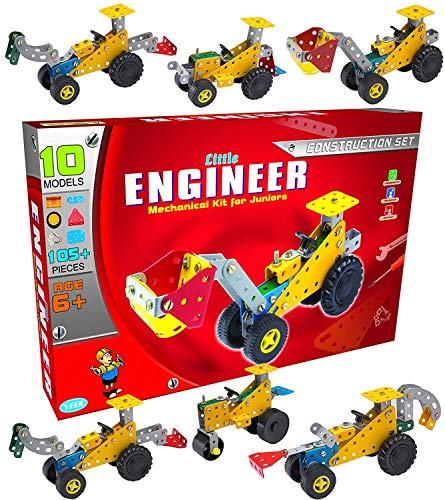 KHANAK.D Engineer Mechanical Kit - Aircraft-Set - Educational Toy Building Blocks Construction Set for Junior Educational Toys(Age 5 to 12) (Construtio Set)