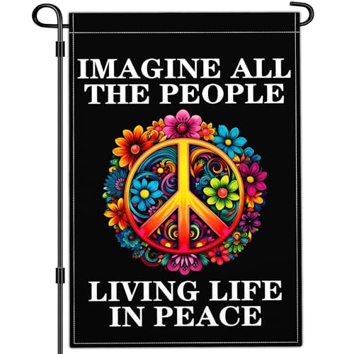 Aroxtms Imagine All The People Living Life in Peace Garden