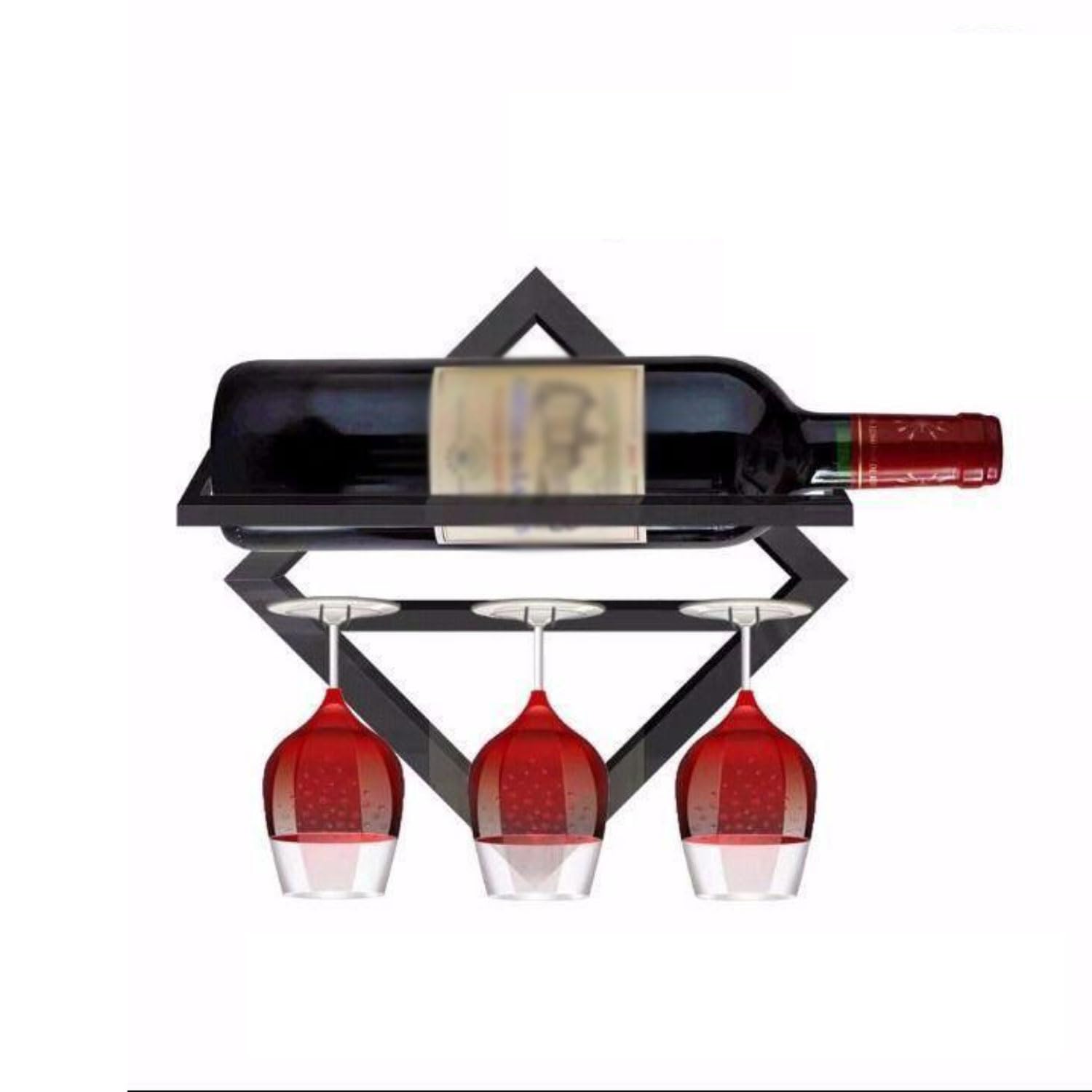 Étagère murale casier à vin en métal pour sublimer votre cave ou salle à manger