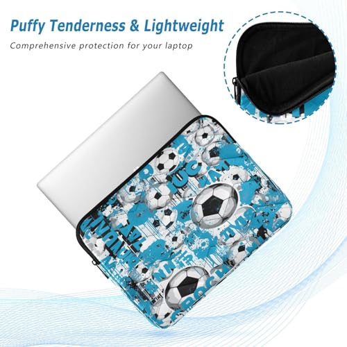 Funda impermeable para portátil 13-14 pulgadas azul miniatura 5