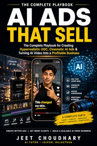 AI Ads That Can Sell: The Complete Playbook for Creating Hyperrealistic UGC, Cinematic AI Ads & Turning AI Video Into a Profitable Business (English Edition)