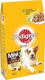 Pedigree Hundefutter Trockenfutter Adult Mini für Erwachsene Hunde, 1er Pack (1 x 6 kg)