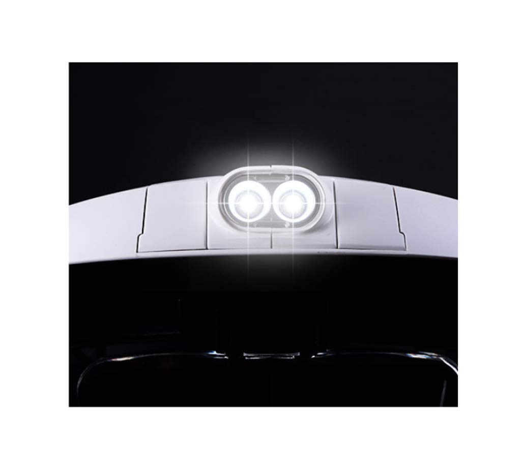 Lupa de Mano portátil Plegable Lupa montada en la Cabeza, con luz LED 5X HD, Adecuada para Leer periódicos, mapas, Reparaciones, Relojes Lupa iluminada