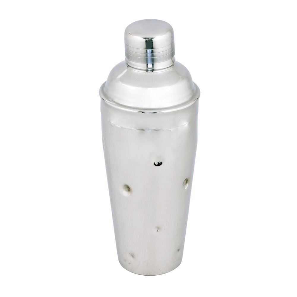 Shaker à Cocktail Kosma En Acier Inoxydable Martelé 750ml - Avec Passoire Et Couvercle Doseur