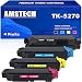 Produktbild Amstech TK-5270 TK-5270K TK5270 TK 5270 Kompatibel Tonerkartusche als Ersatz für Kyocera ECOSYS M6630cidn M6230cidnt M6230cidn P6230cdn TK-5270C TK-5270M TK-5270Y (Schwarz Cyan Gelb Magenta, 4-Pack)