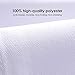 FURNLIK EVENTSDECO Square Tablecloth White Polyester Table Cloth 200 GSM 52x52 Table Cloths for Banquet Wedding Buffet Dining and Party