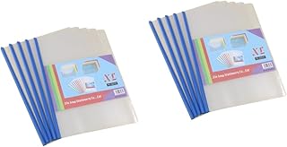Ciieeo Pasta De Arquivo De Plástico 20 Peças Pastas De Plástico Pastas De Papel Capa De Poliéster Capas De Fichário Bolsos De Arquivo Transparentes Fichário De Relatório