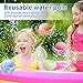 Reusable Water Balloons Water Balls Latex-Free Soft Silicone Water Splash Ball with Portable Mesh Bag Summer Outdoor Play Pool Party Backyard Fun Water Toys (24 Pack)